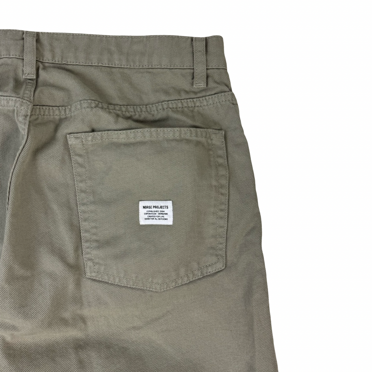 Norse Projects Mogens Relaxed 5 Pocket Pants Heavy Twill Beige