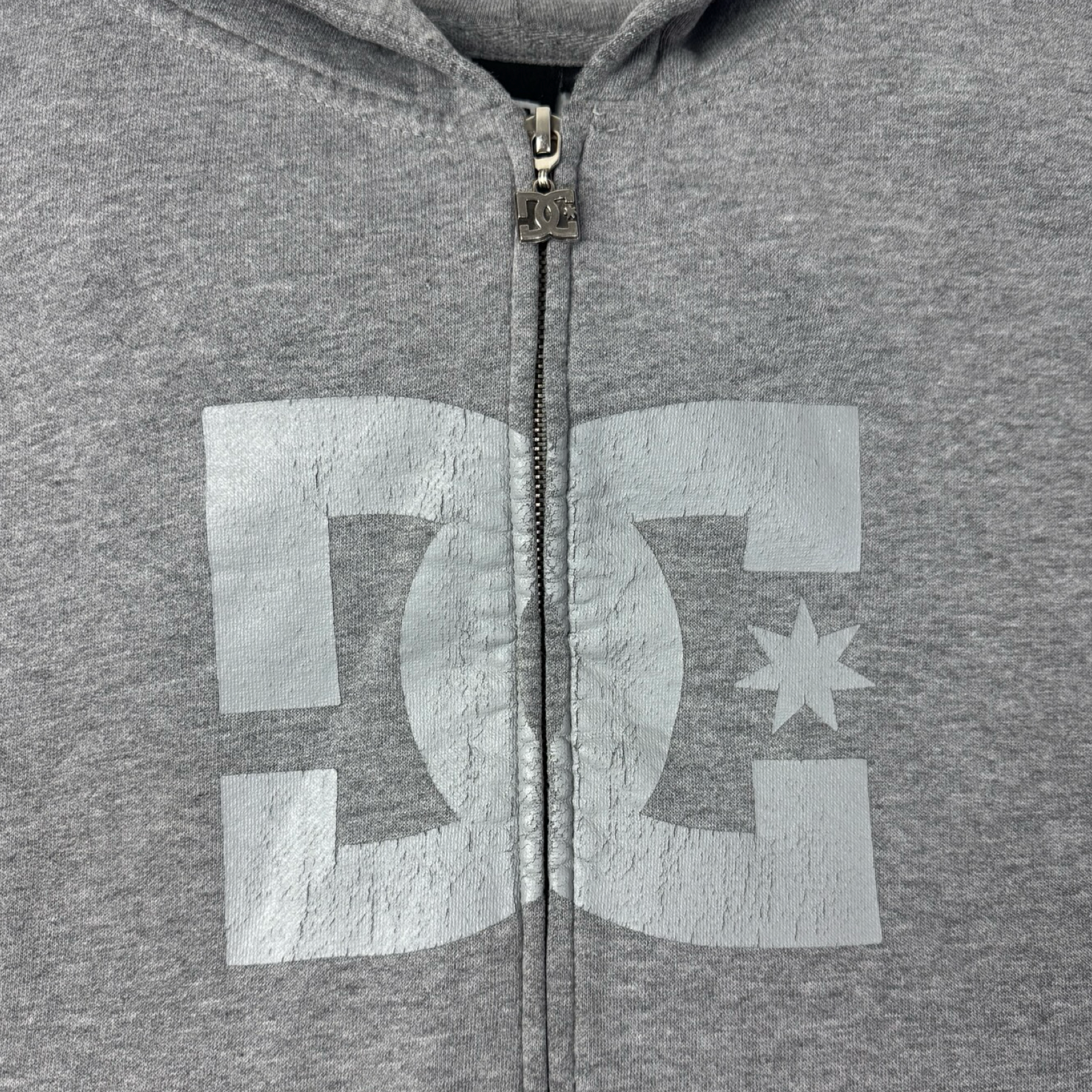 Vintage DC Shoe Co. Zip Up Hoodie Grey