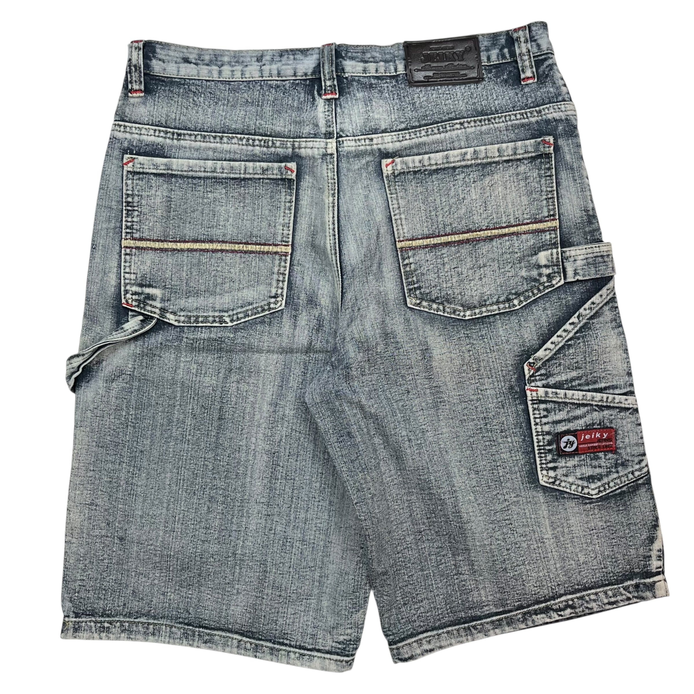 Vintage Jeiky Jeans Denim Shorts Acid Wash