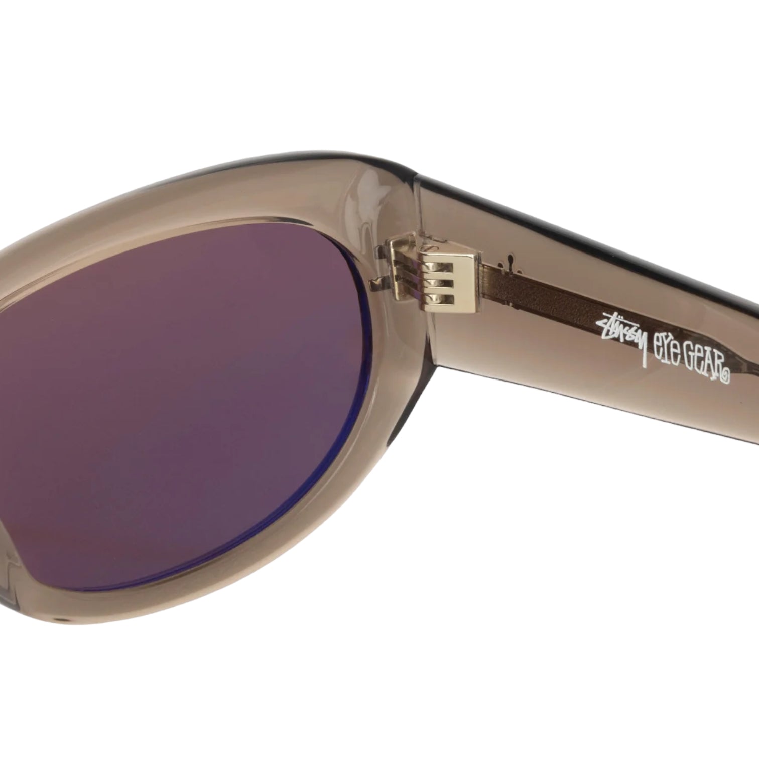 Stüssy June Sunglasses Brown Crystal/Brown Lens