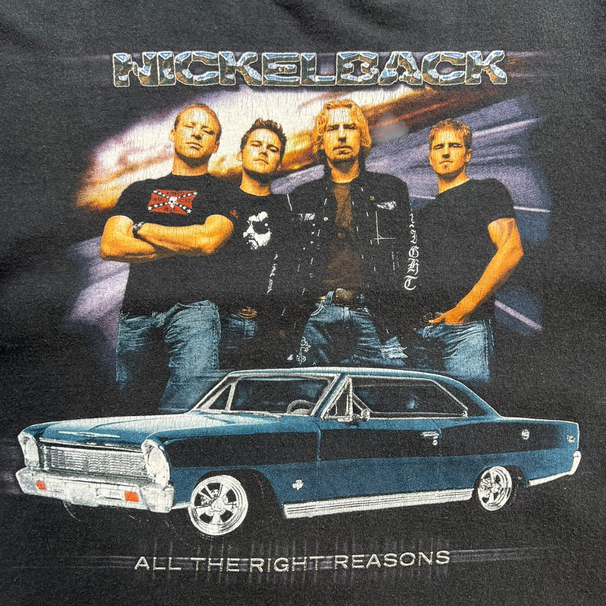 Vintage 2006 Nickelback “All The Right Reasons” Tour Long Sleeve T-Shirt Black