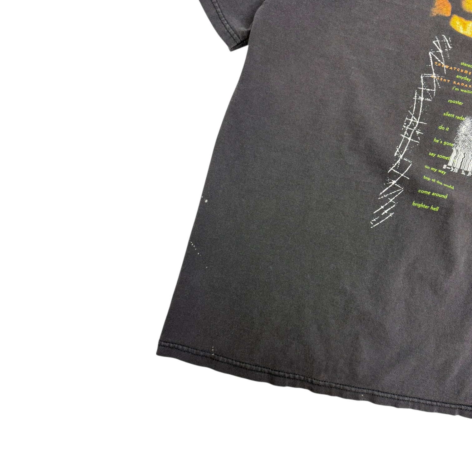 Vintage The Watchmen Silent Radar T-Shirt Black