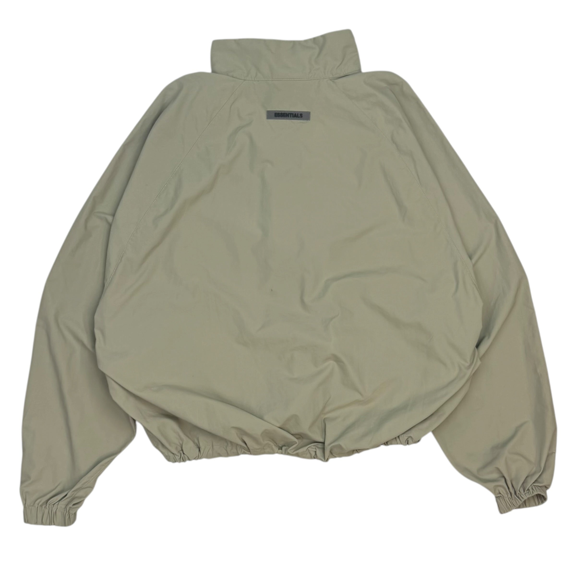 Fear Of God Essentials Half Zip Track Jacket Tan