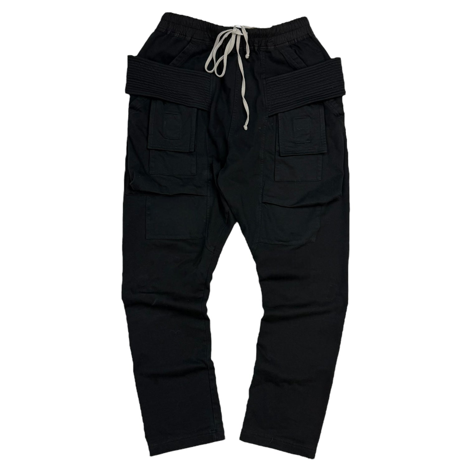 Rick Owens DRKSHDW Creatch Cargo Pants Black