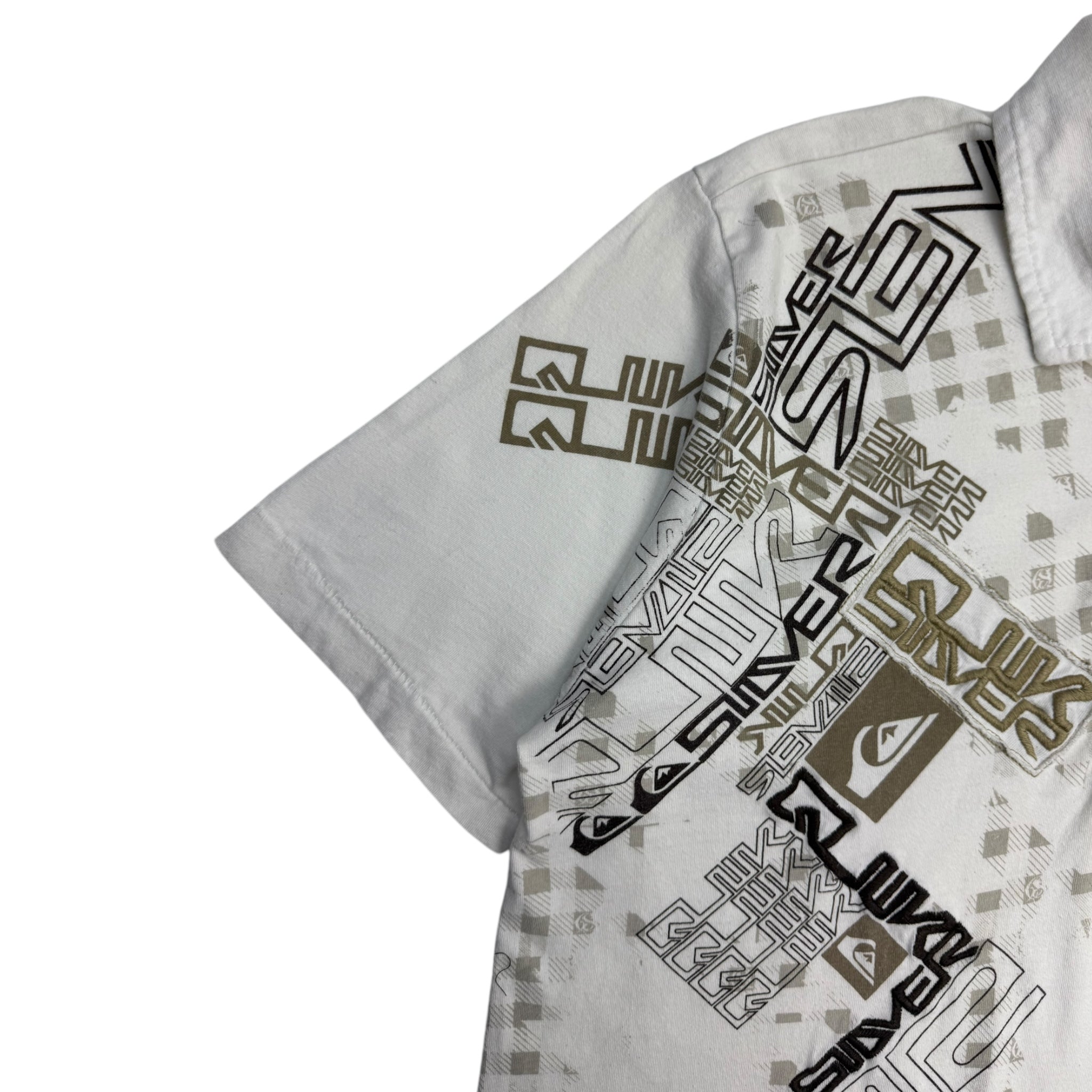 Y2K Quiksilver Collared Surf Prep Shirt