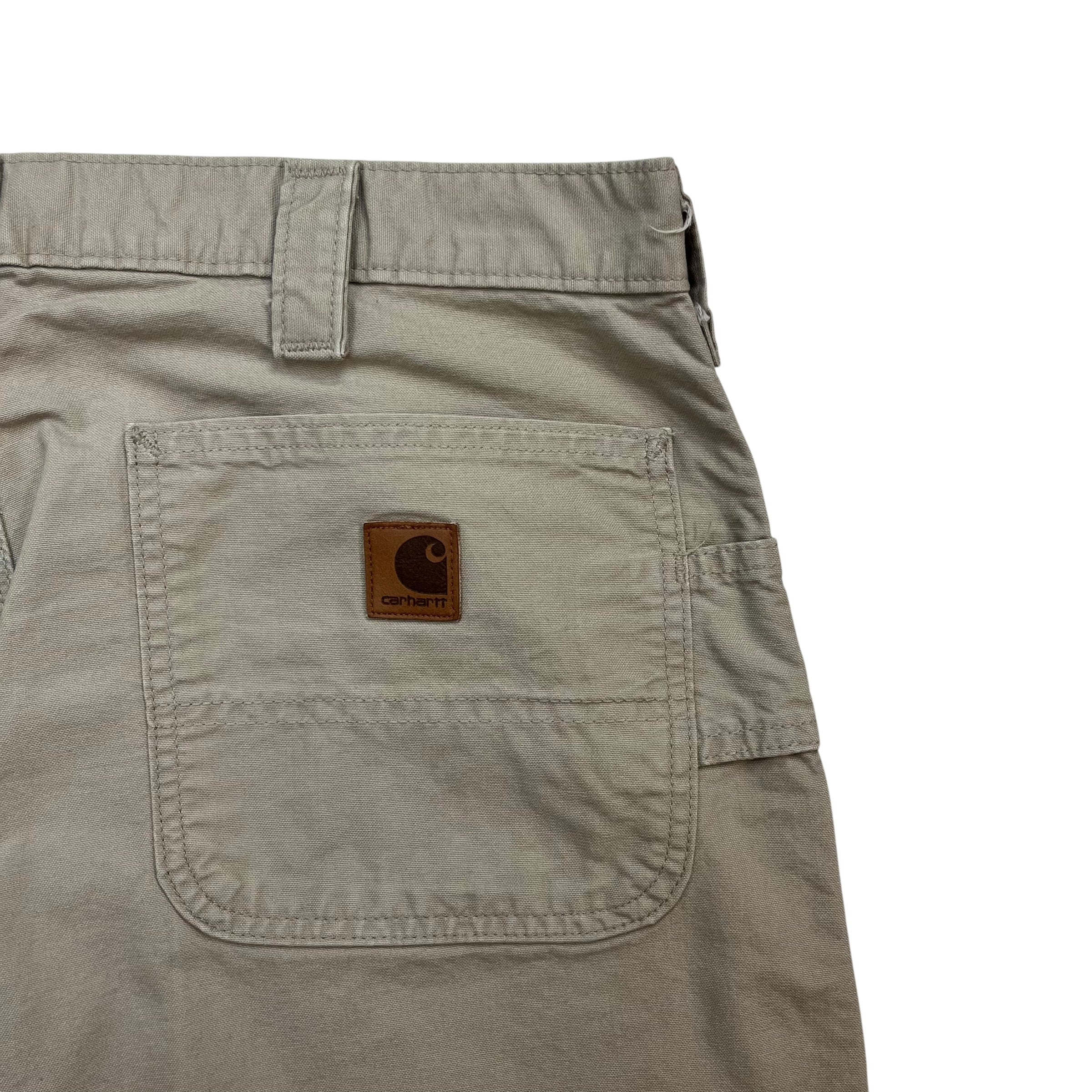 Vintage Carhartt Dungaree Pants Beige