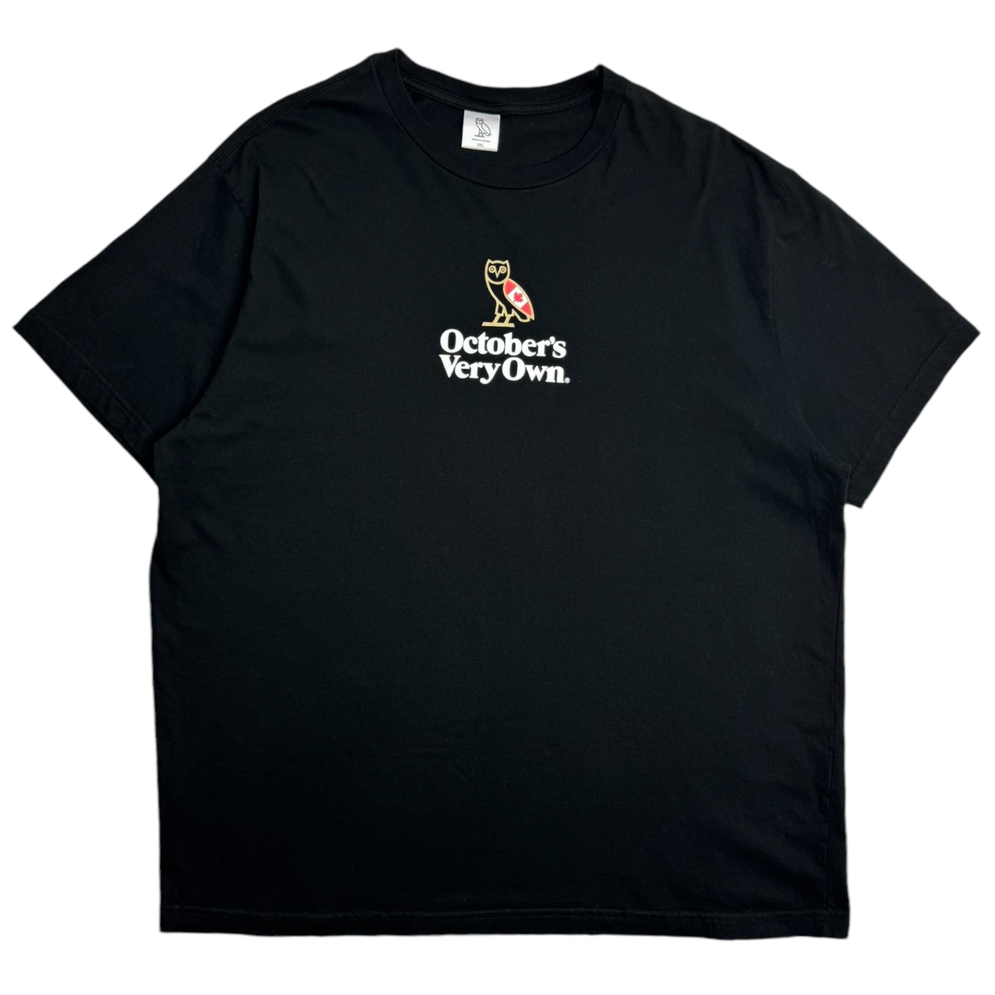 OVO Canada Wing Owl Logo Tee Black