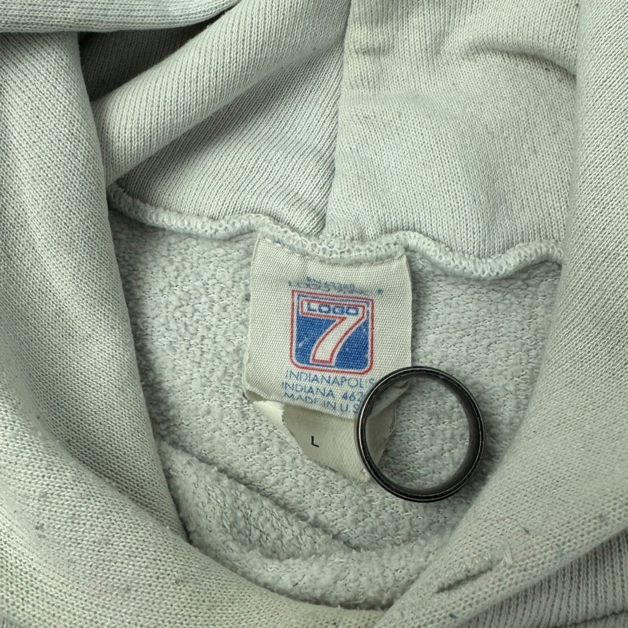 Vintage Los Angeles Dodgers Embroidered 7Logo Hoodie