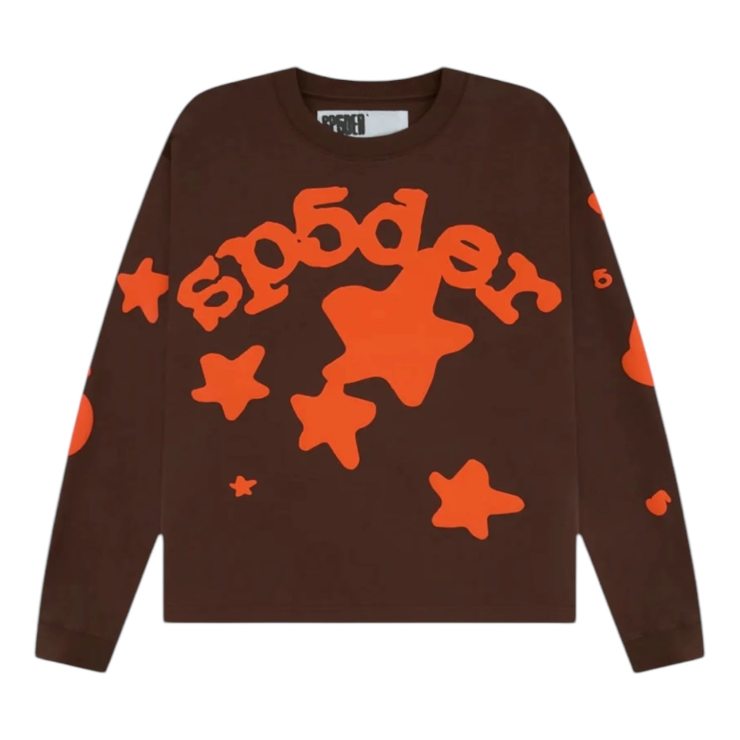 Sp5der Beluga L/S HW Tee Brown