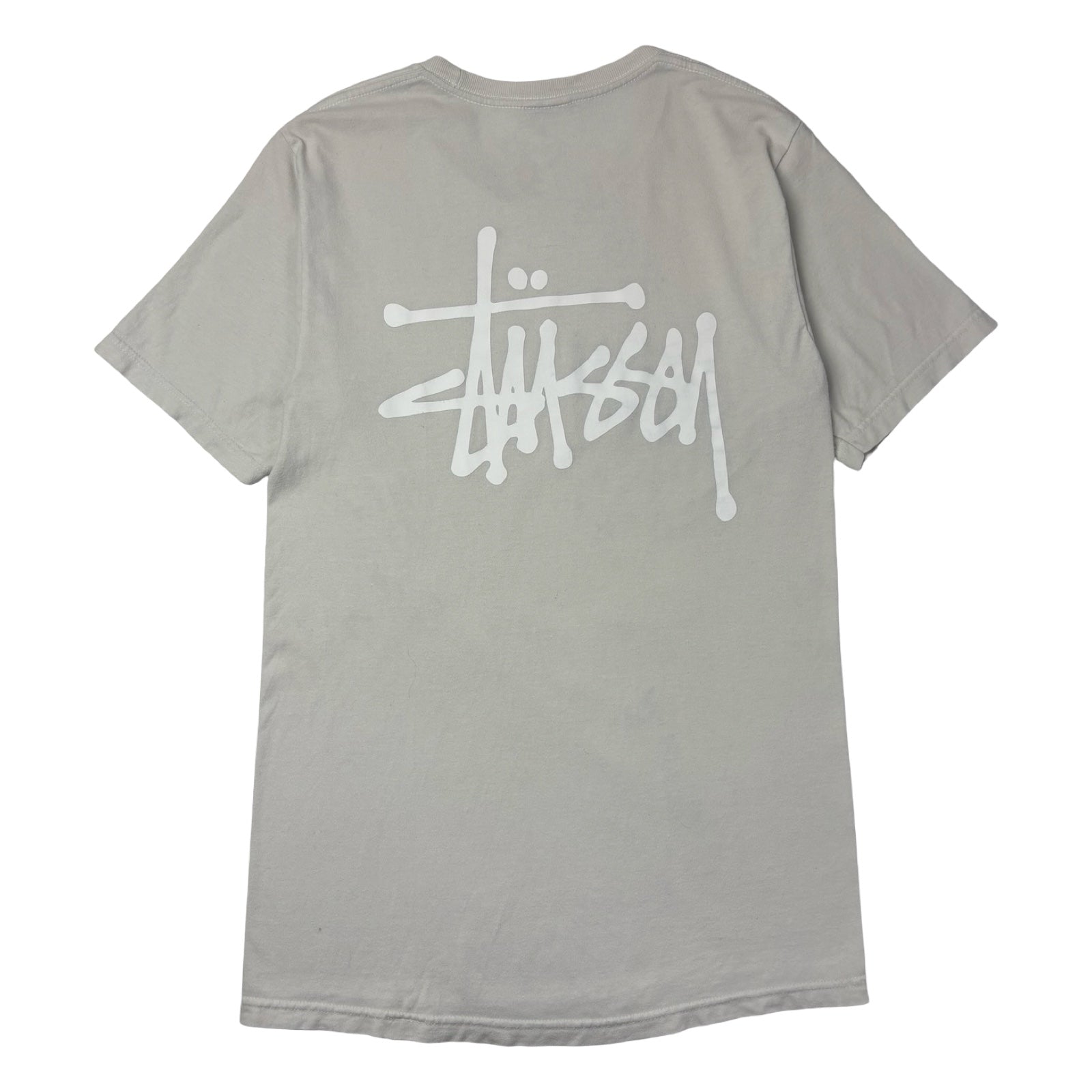 Stussy Basic Logo Tee Light Grey