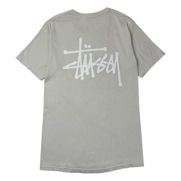 Stussy Basic Logo Tee Light Grey