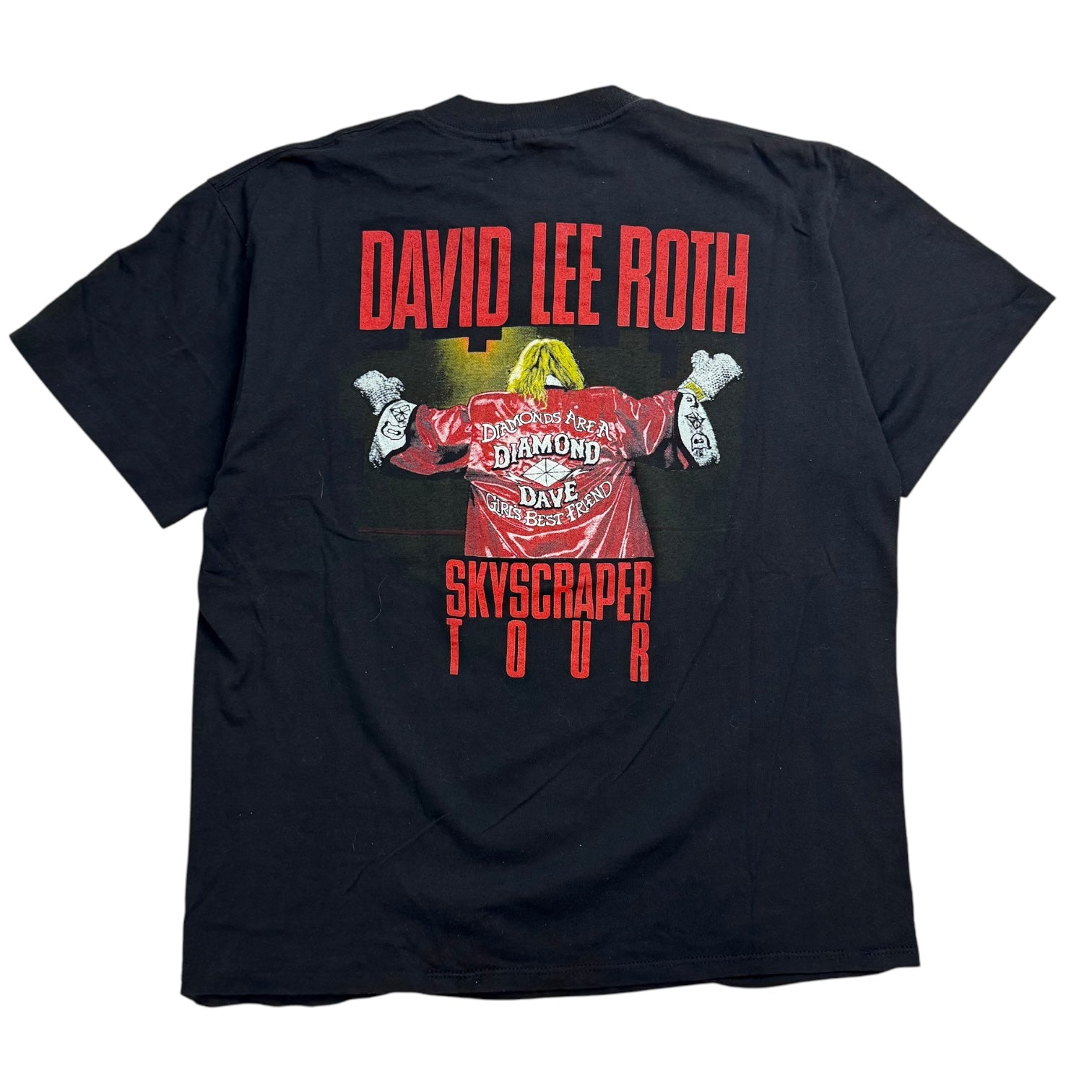 1988 David Lee Roth Skyscraper Tee Black