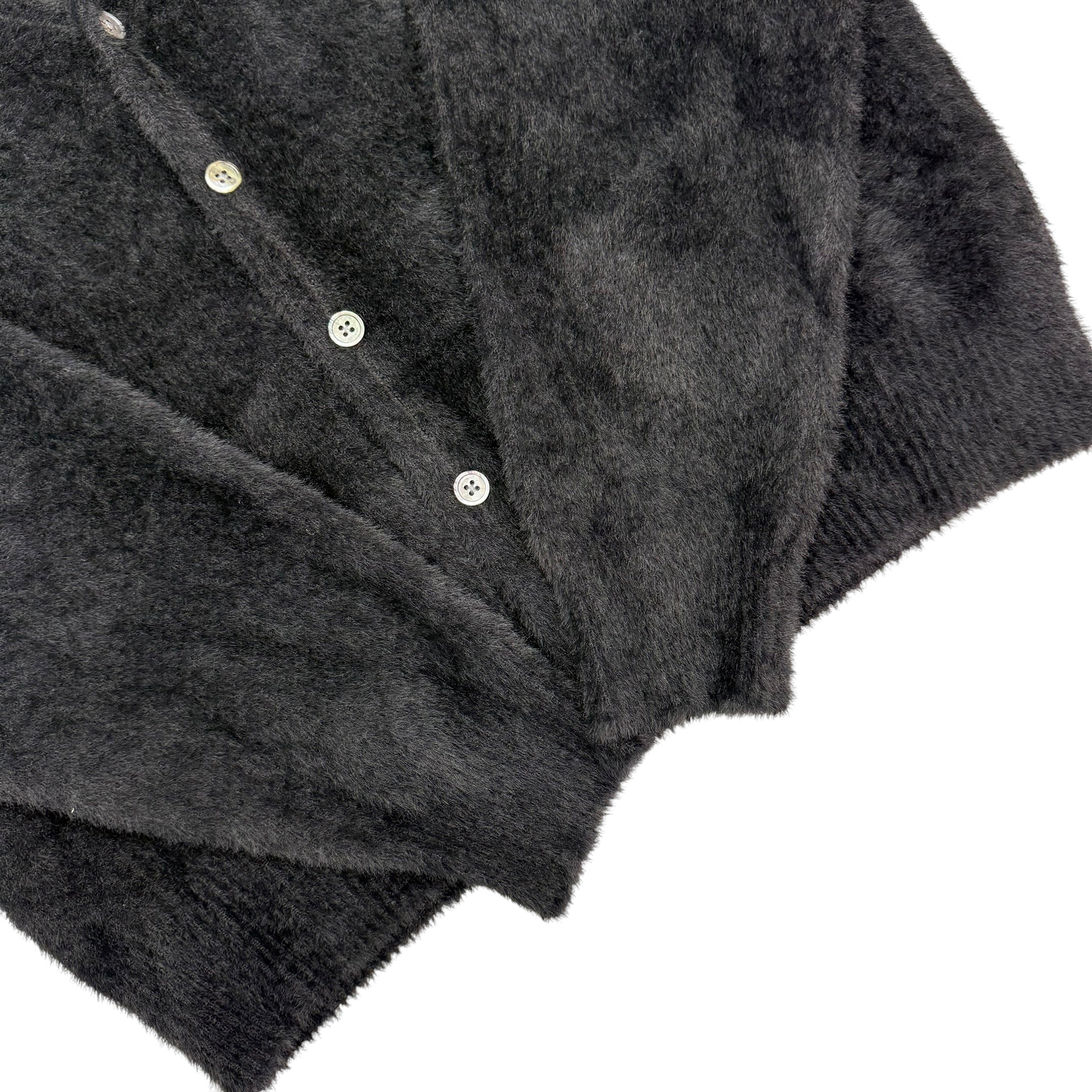Stussy Shaggy Cardigan Black