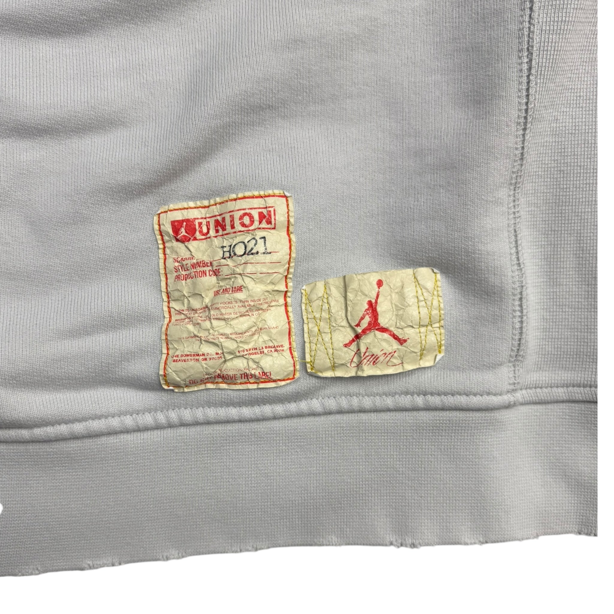 Jordan x Union M J FLC Hoodie Photon Dust