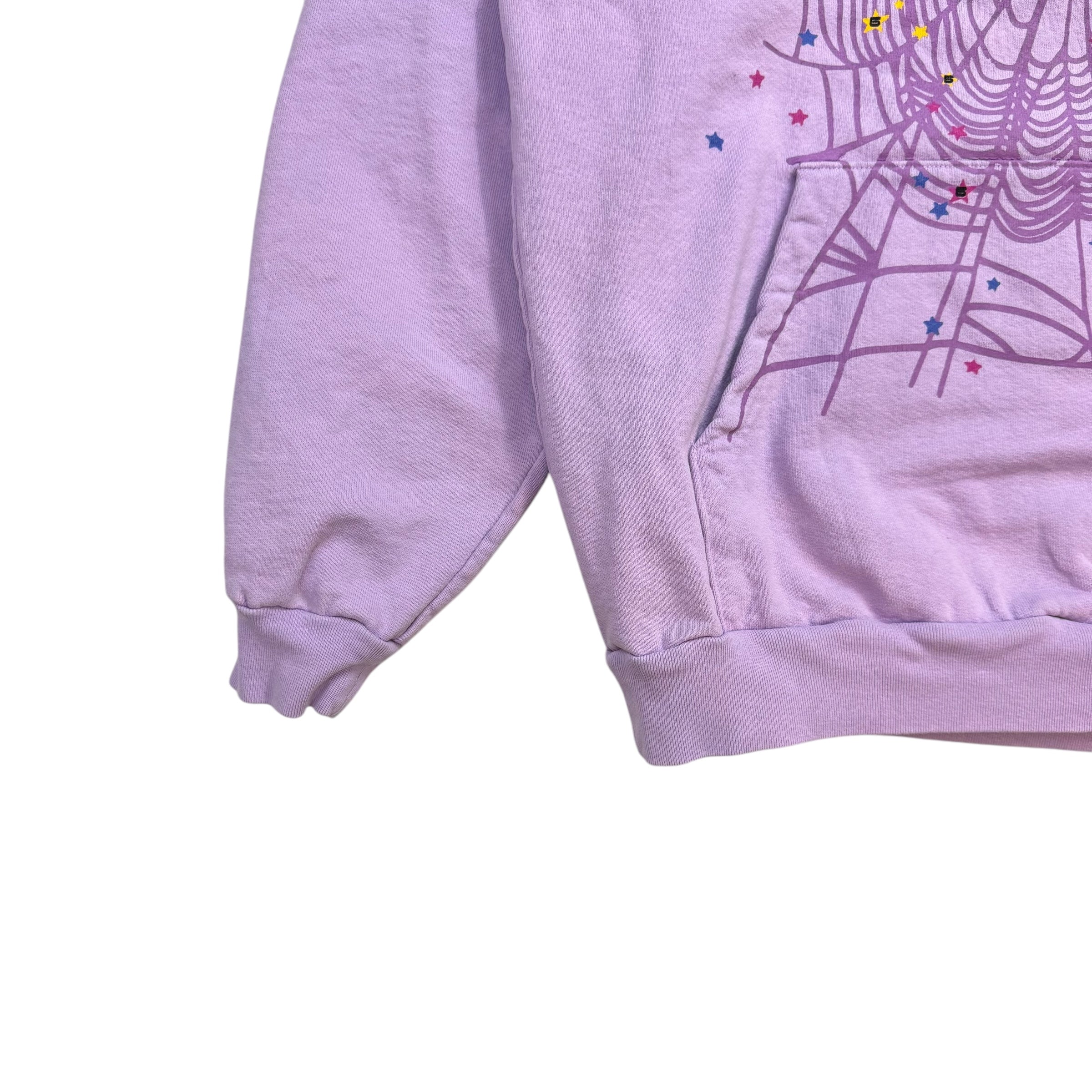 Sp5der Acai Hoodie Purple