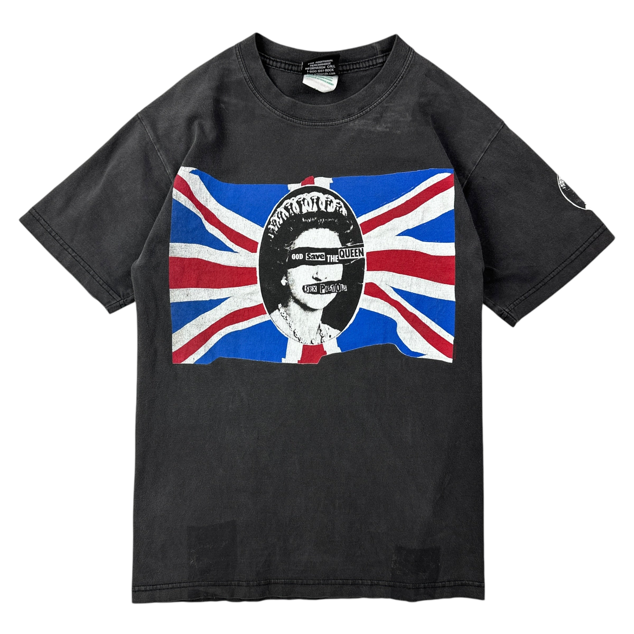 Vintage Sex Pistols God Save The Queen Tee Black