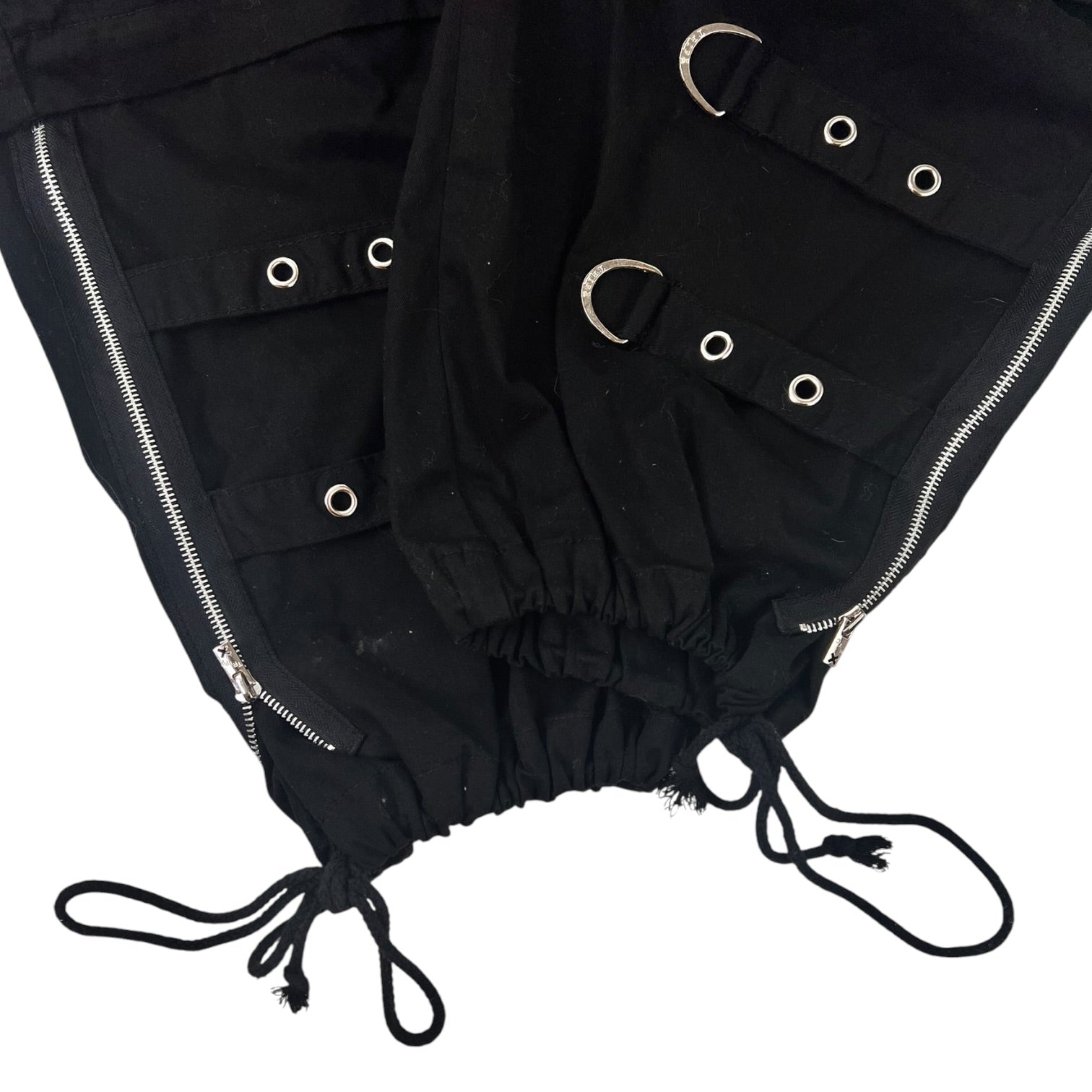 Tripp NYC X-Strap Zip Off Pants Black