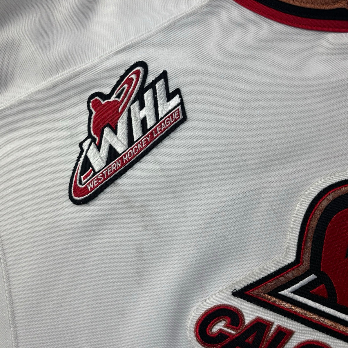 Vintage CCM Calgary Hitmen Dustin Kohn WHL Home Jersey