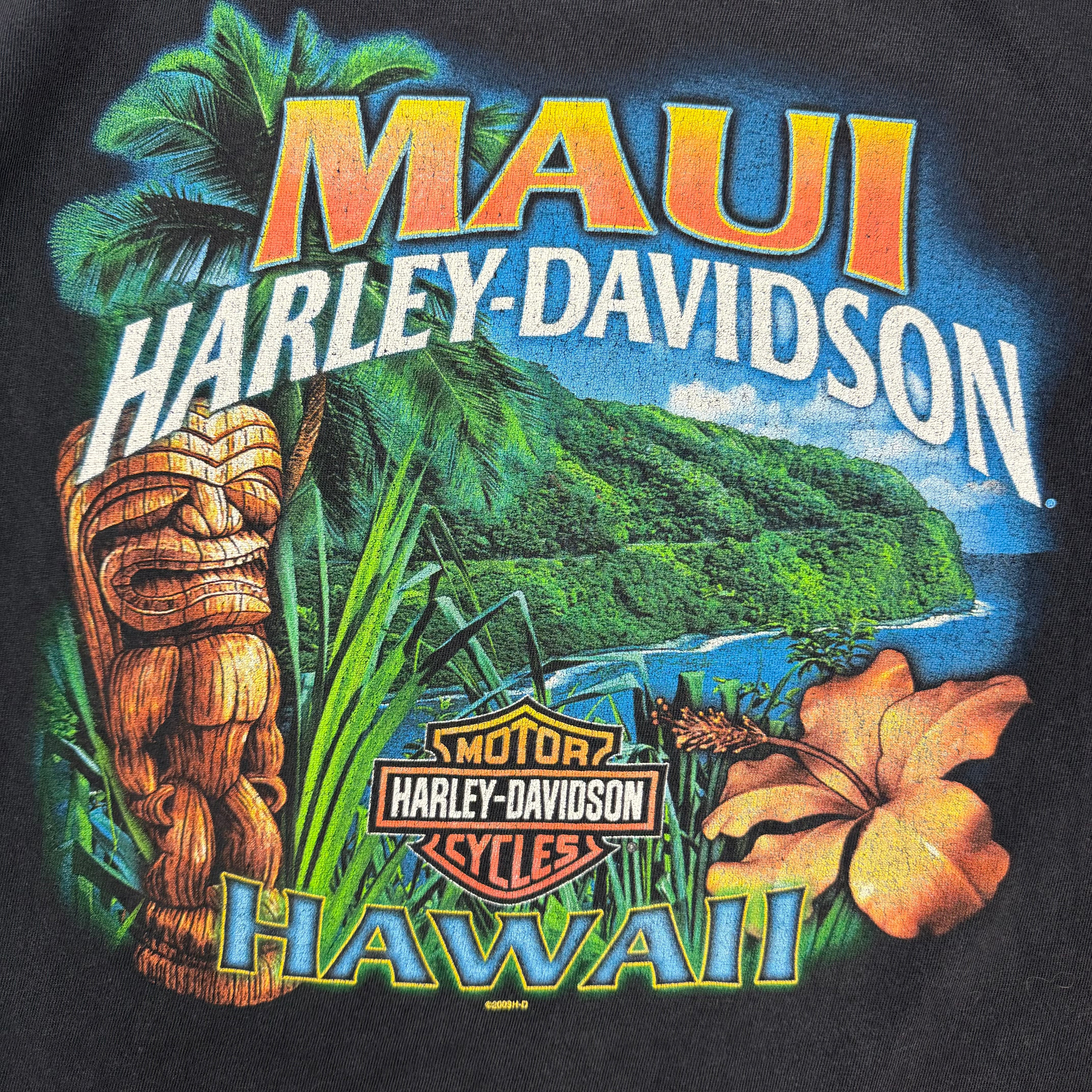 2003 Harley Davidson Maui Tee Black