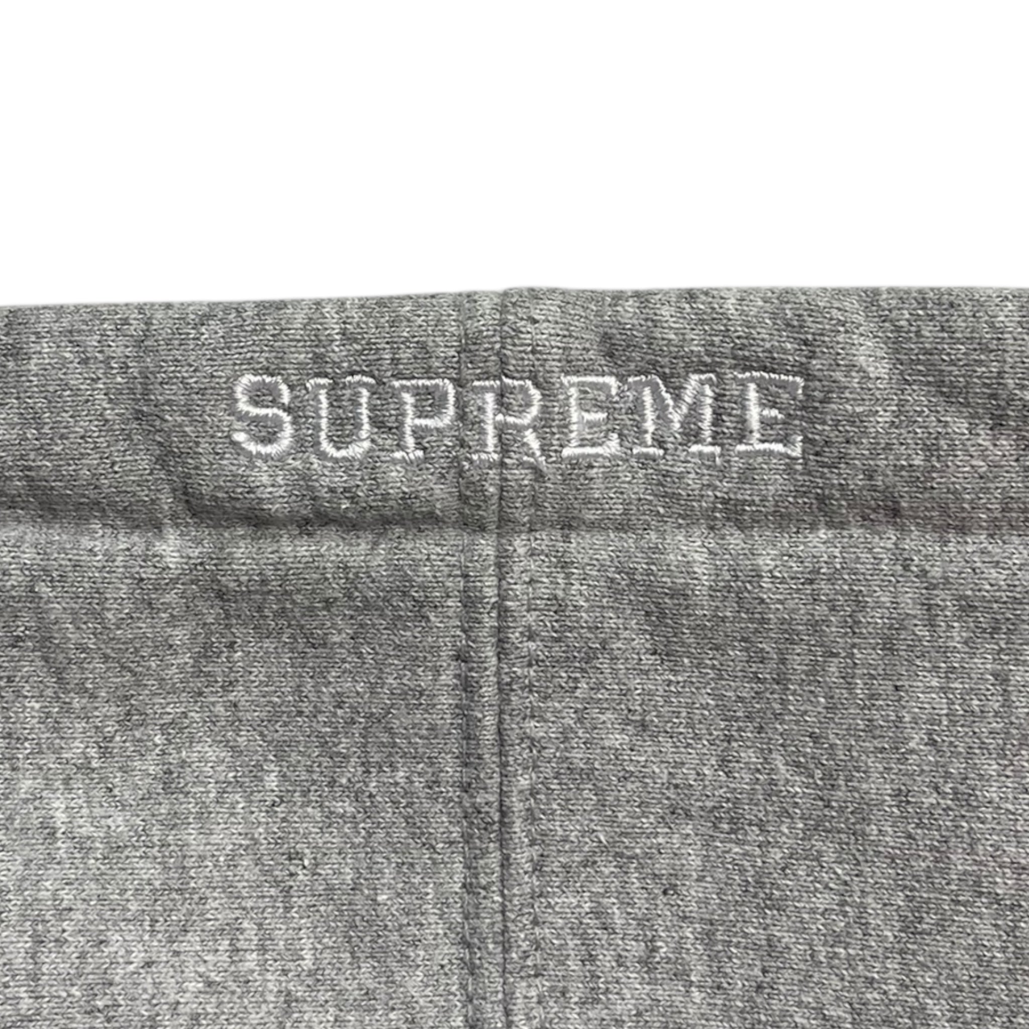 Supreme S Logo Hooded Sweatshirt Grey