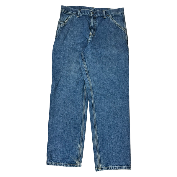 Vintage Carhartt B13 Dst Loose Fit Work Dungaree Carpenter Jeans