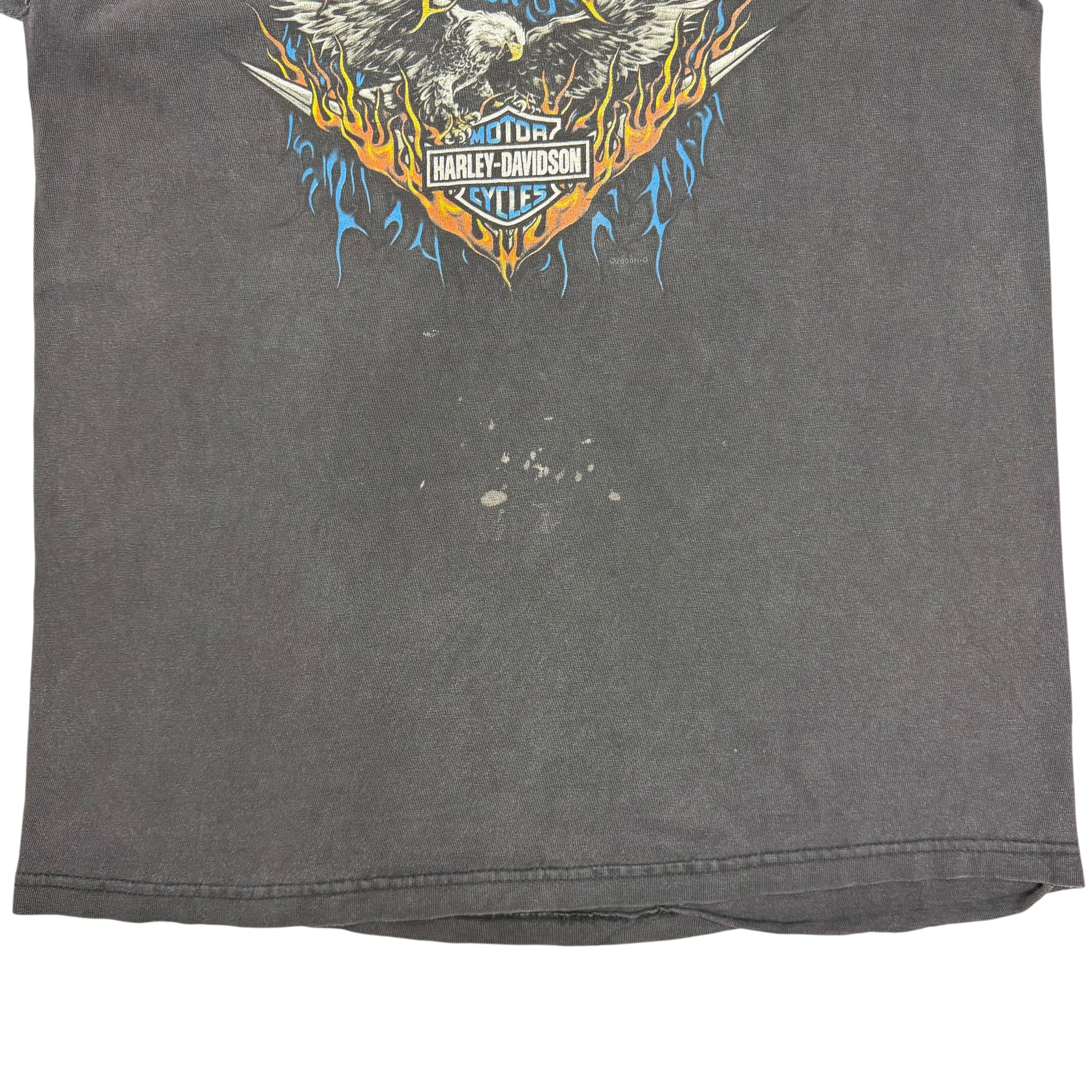 2000 Harley Davidson Justified Pride Tee Faded Black