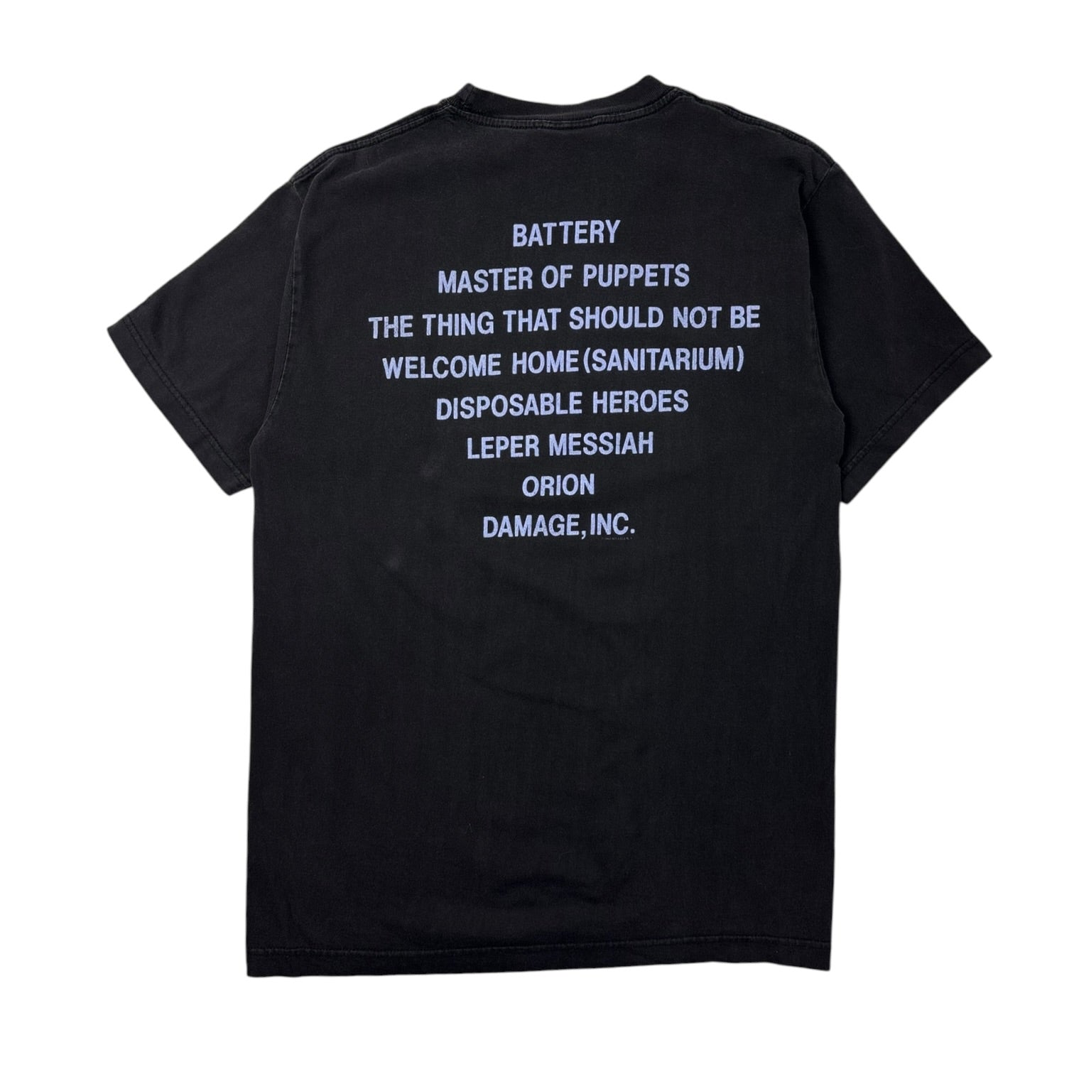 Vintage Metallica ‘Master of Puppets’ Album T-Shirt Black