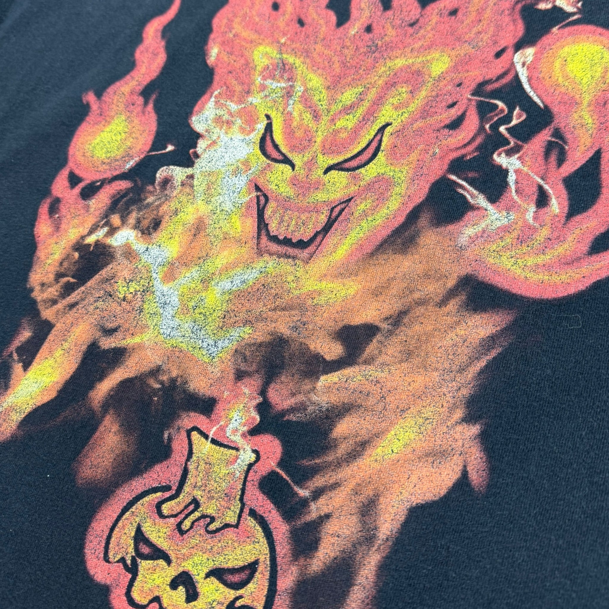 2007 Insane Clown Posse Fire Ball Clown Face T-Shirt