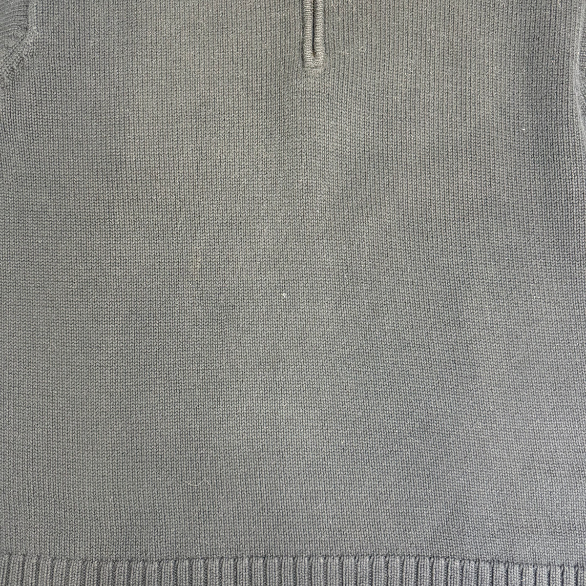 Vintage Lauren Ralph Lauren Quarter Zip Knit Sweater Dark Navy