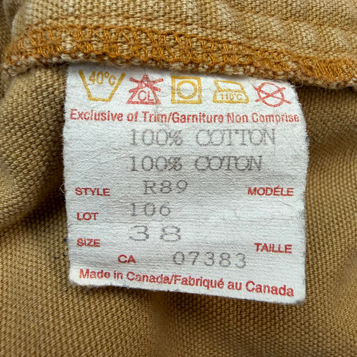 Vintage Polo Ralph Lauren Twill Pants Tan