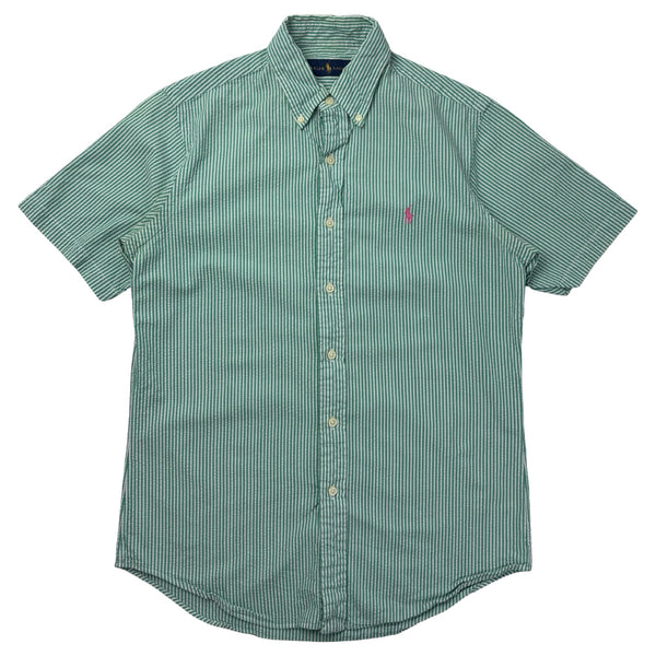 Vintage Polo Ralph Lauren Striped Seersucker Button Up