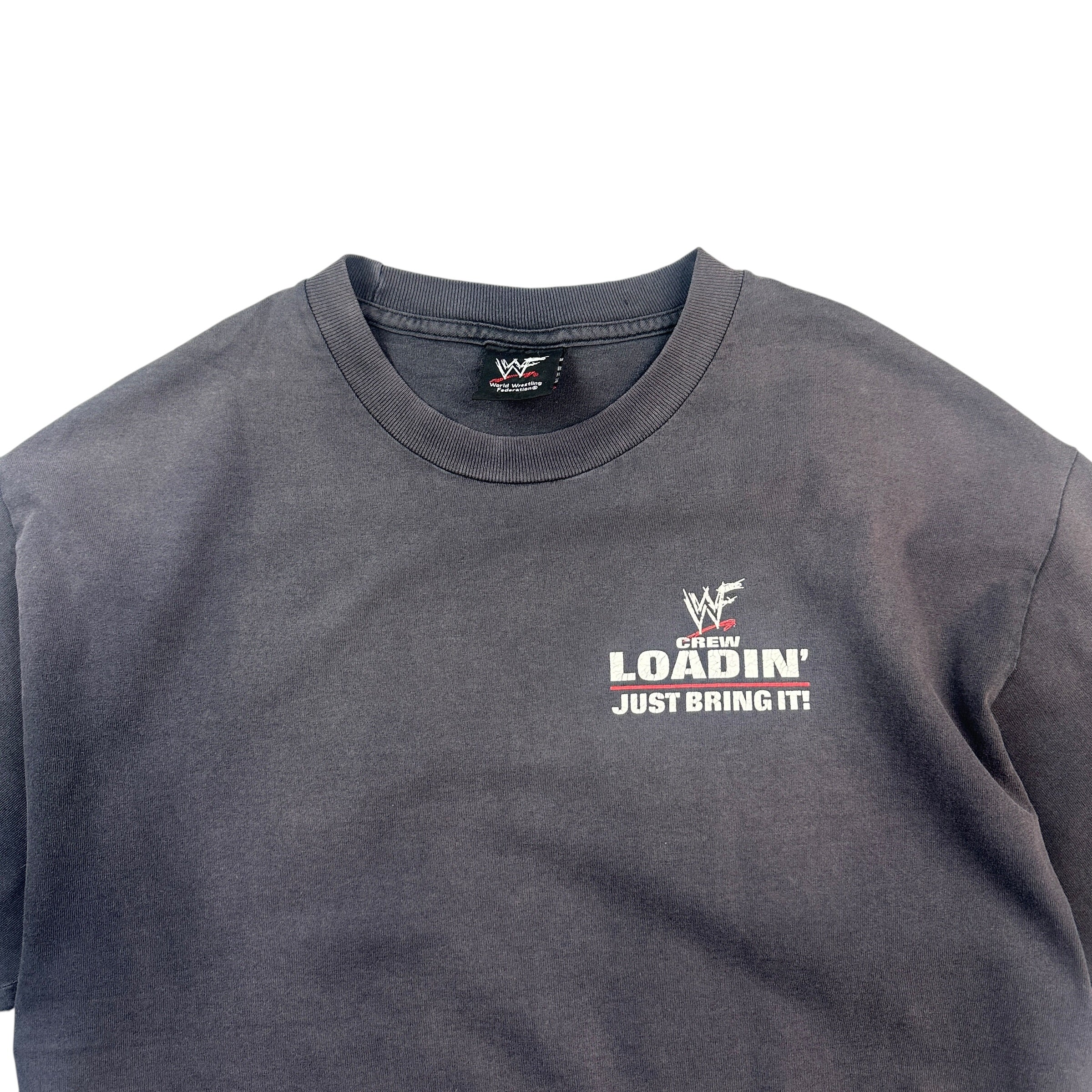 Vintage WWF Crew Backstage Tee Black