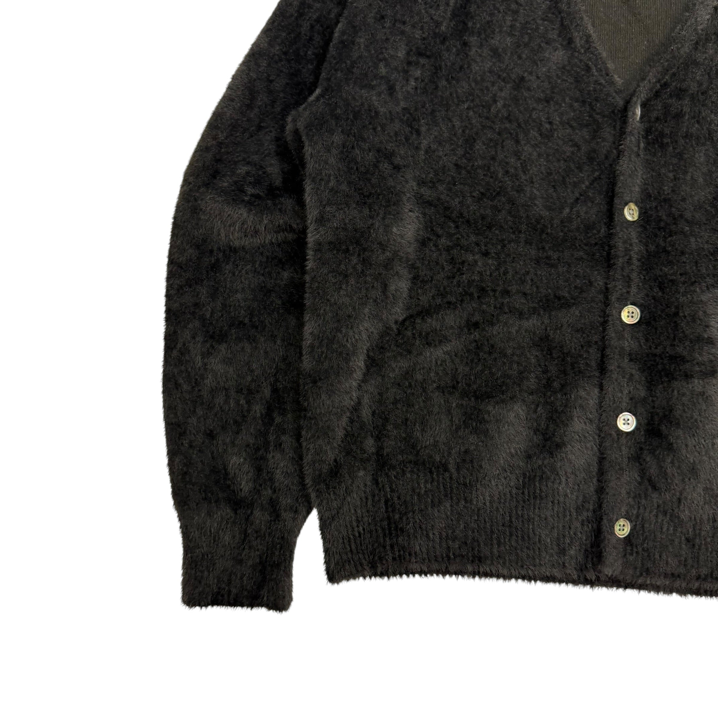Stussy Shaggy Cardigan Black