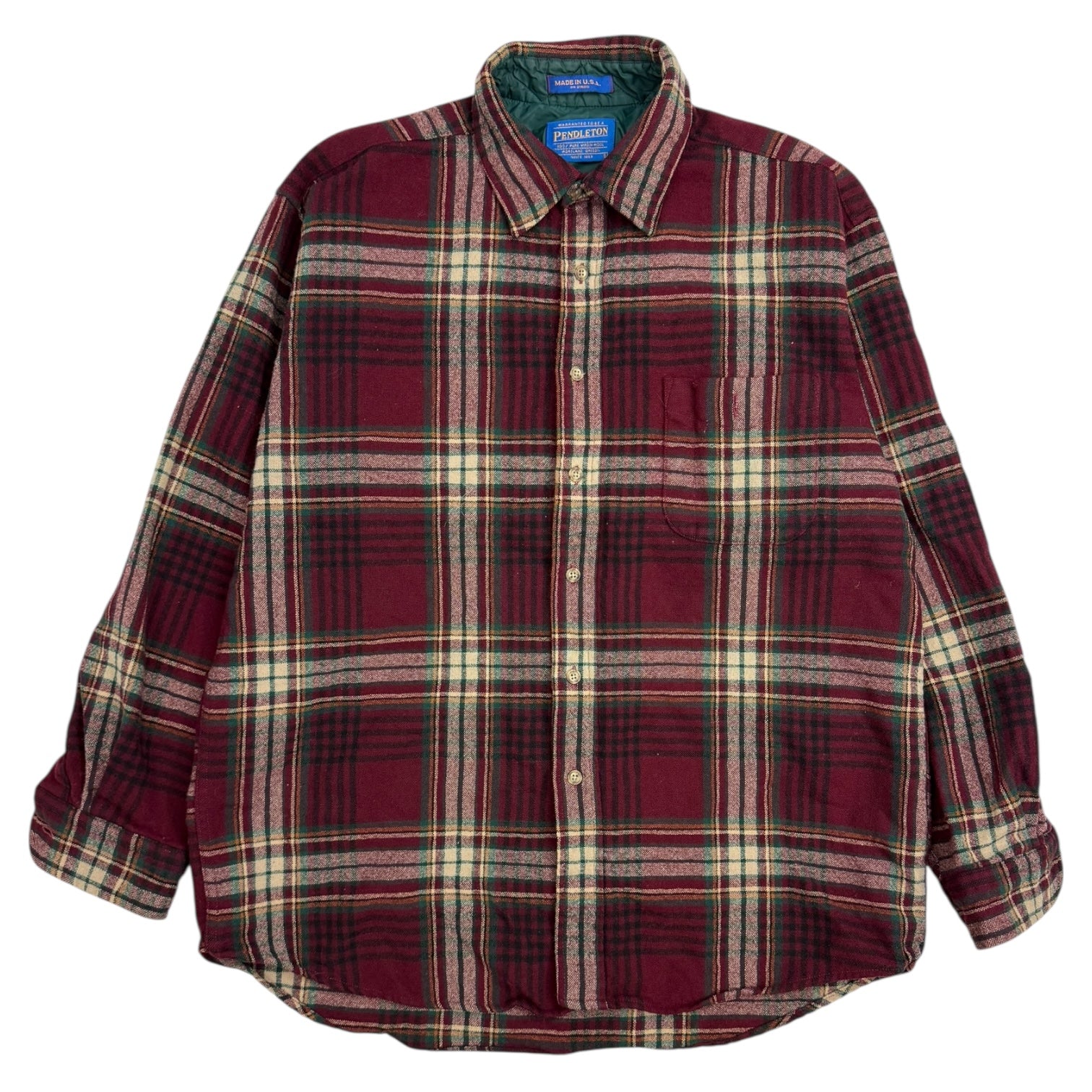Vintage Pendleton Button Up Flannel Red