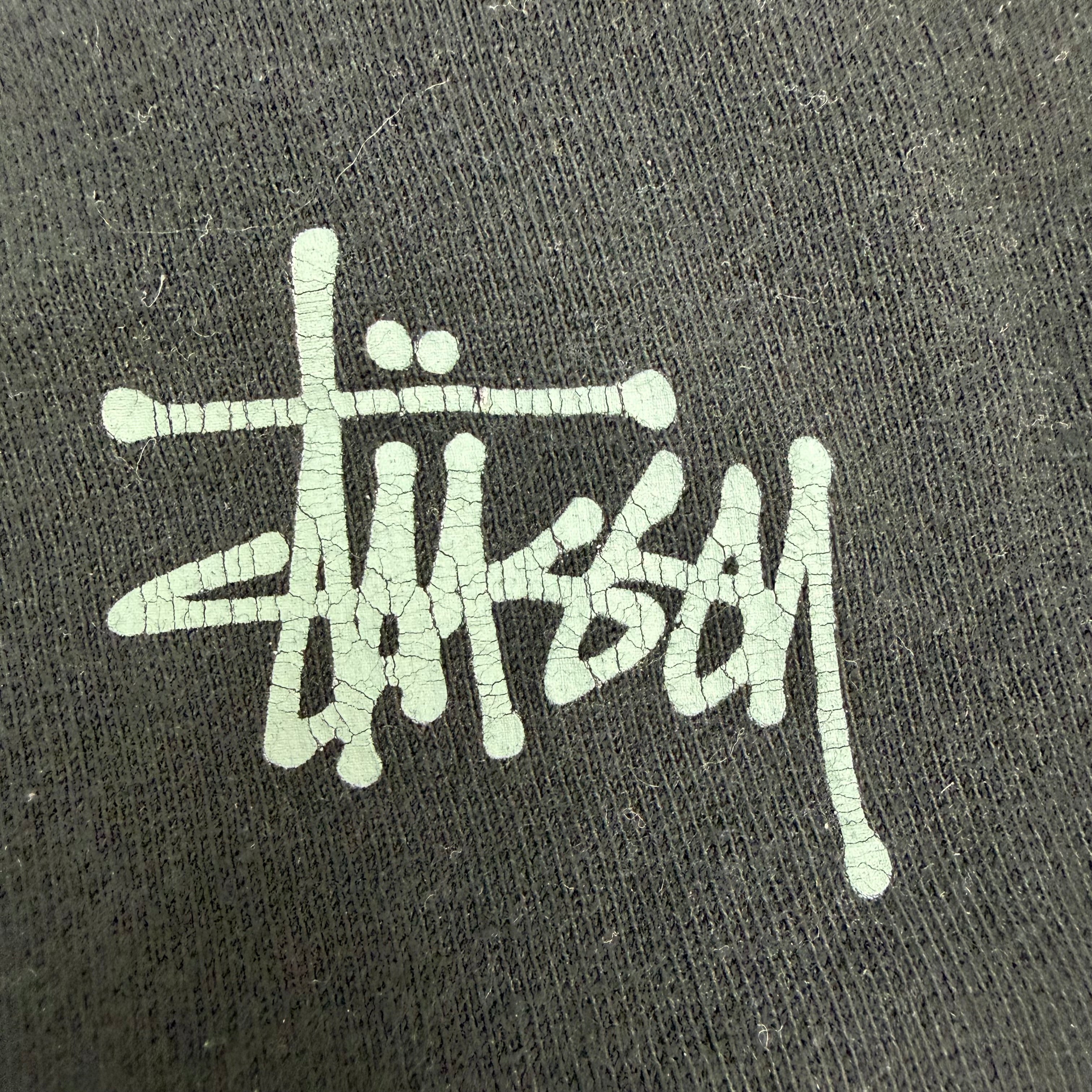 Vintage Stussy Basic Longsleeve Shirt Black