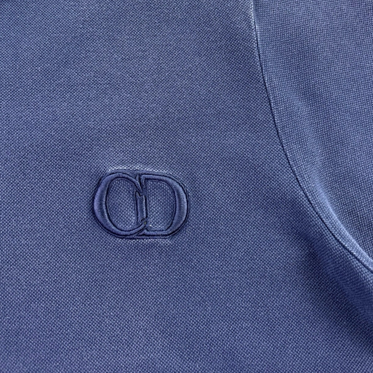 Dior CD Icon Polo T-Shirt Navy