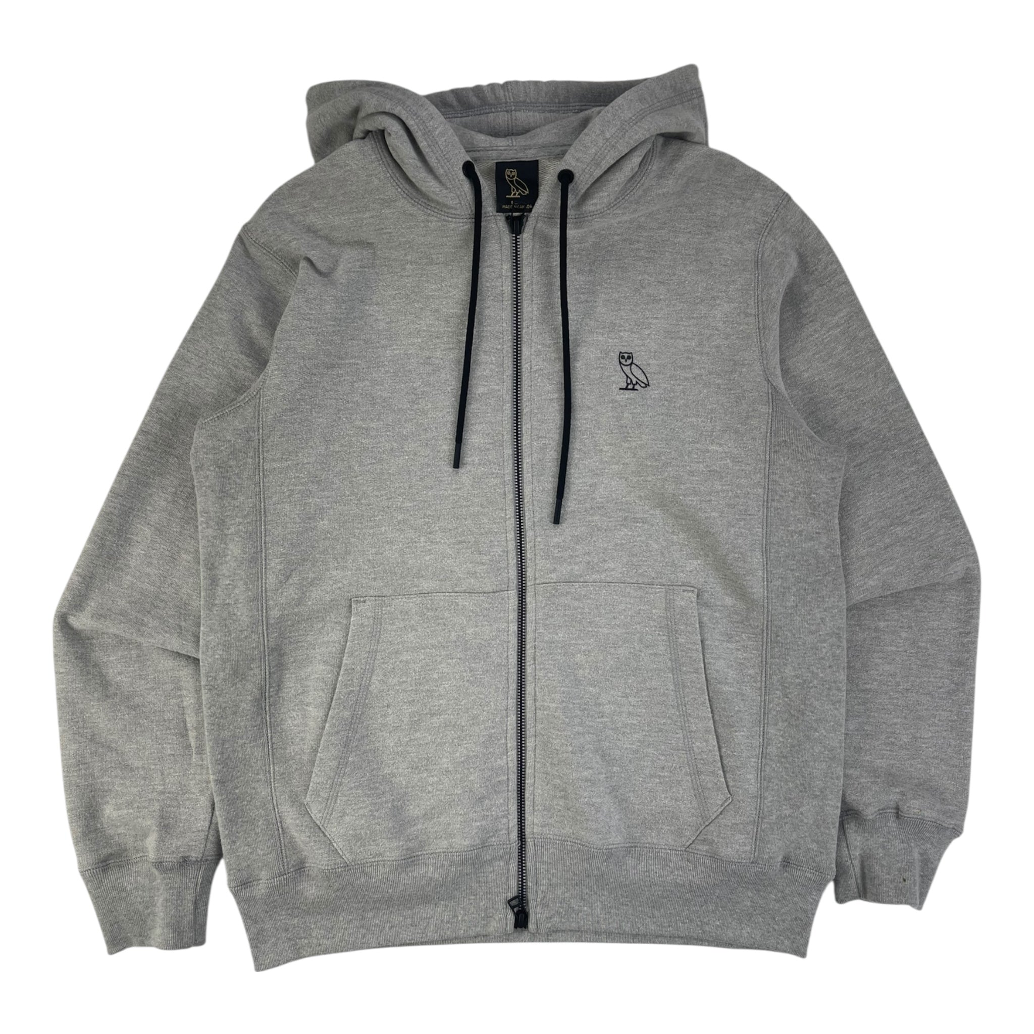 OVO Full Zip Hooded Sweatshirt Grey