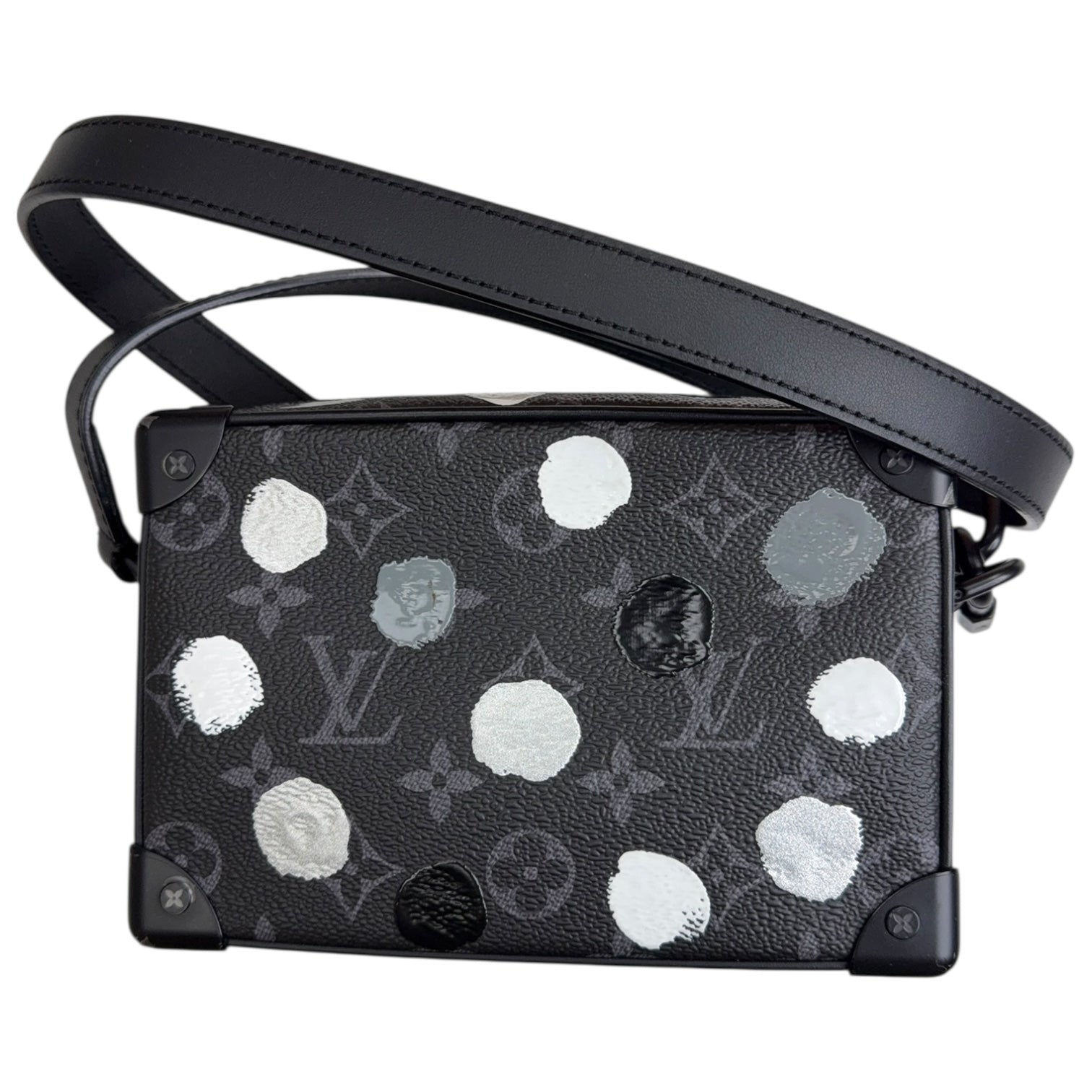 Louis Vuitton x Yayoi Kusama Mini Soft Trunk Black