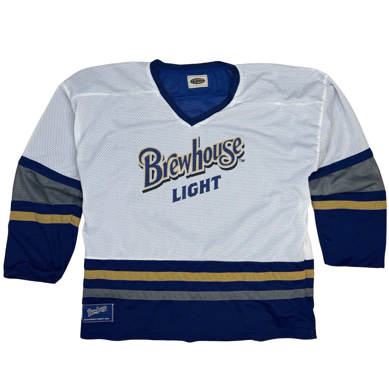 Vintage JJM Brewhouse Pilsener Reversible Hockey Jersey White/Blue