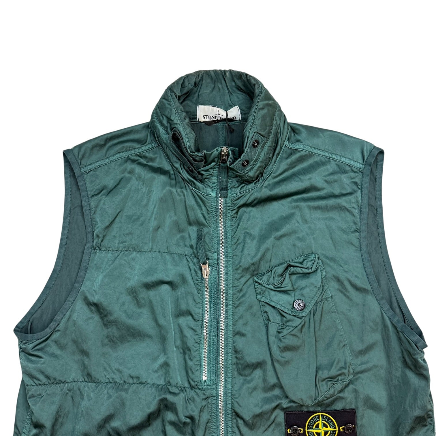 STONE  NYLON RASO-TC ベスト Stone Island Nylon Raso-TC Vest Green