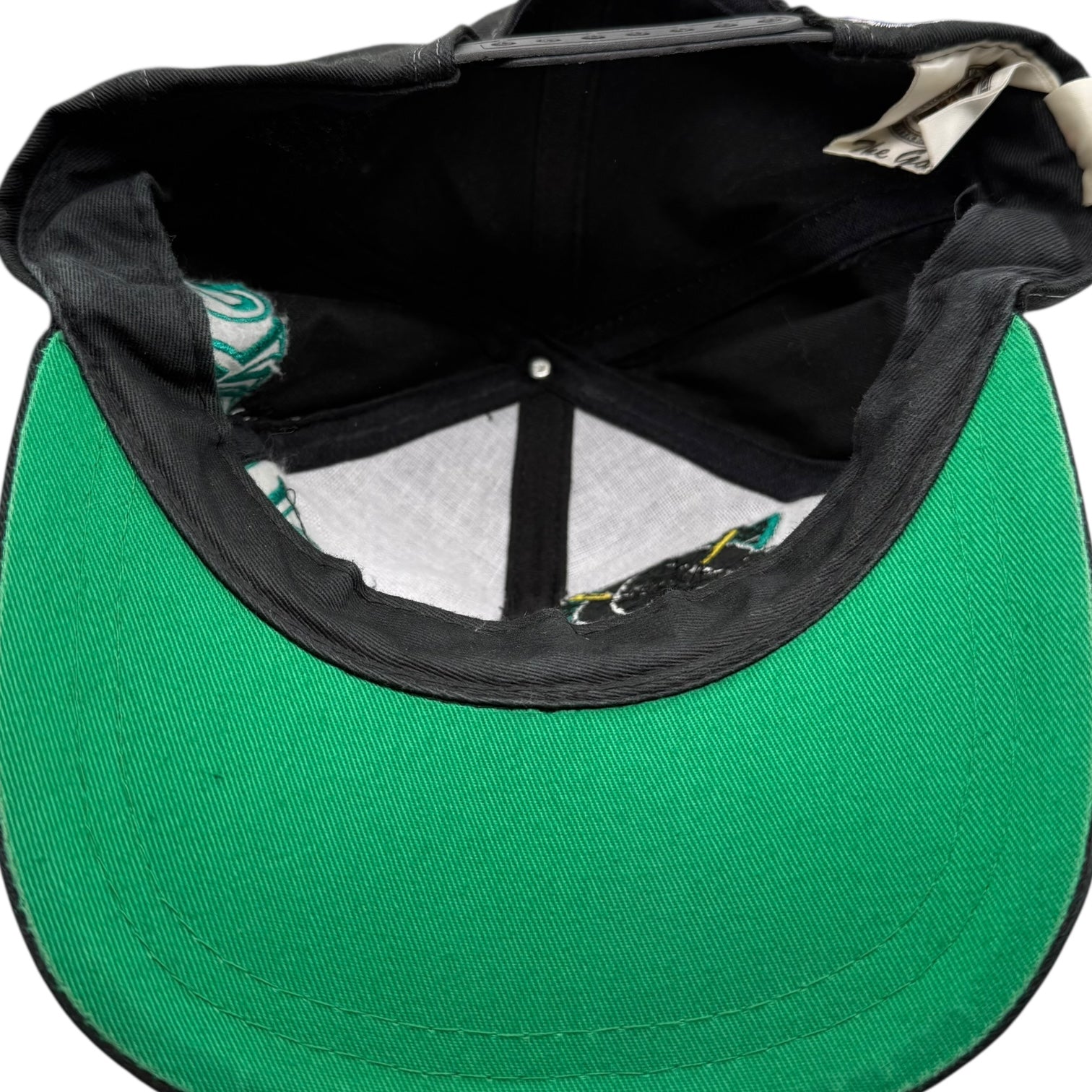 Vintage Anaheim Mighty Ducks Wraparound Script Hat Black