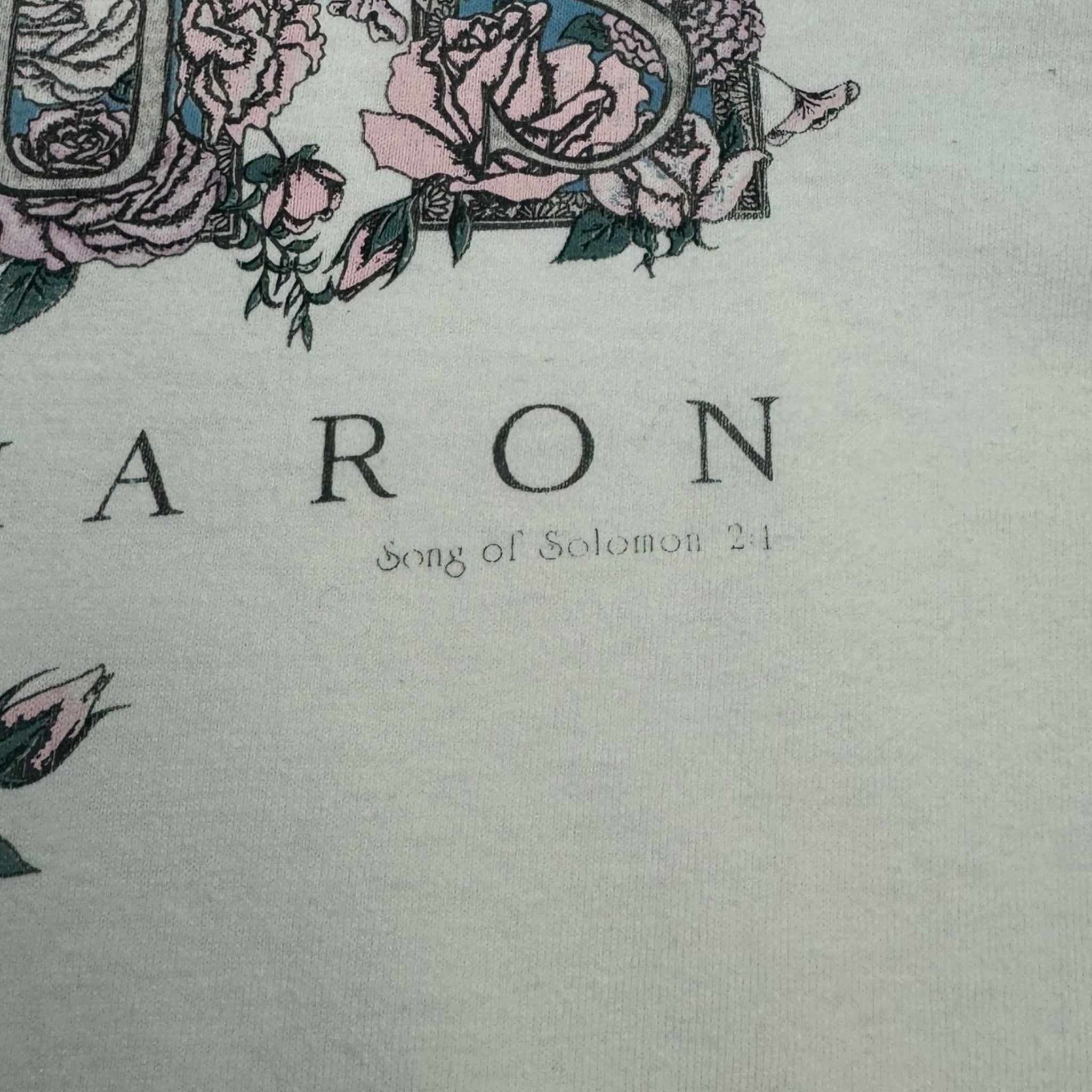 1992 Jesus Rose Of Sharon Flower T-Shirt