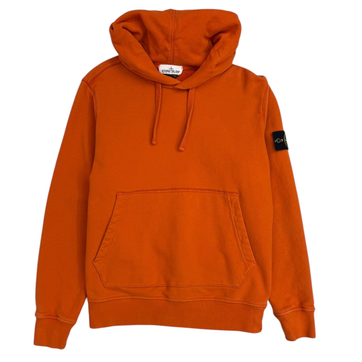 Stone Island Pull Over Hoodie Orange