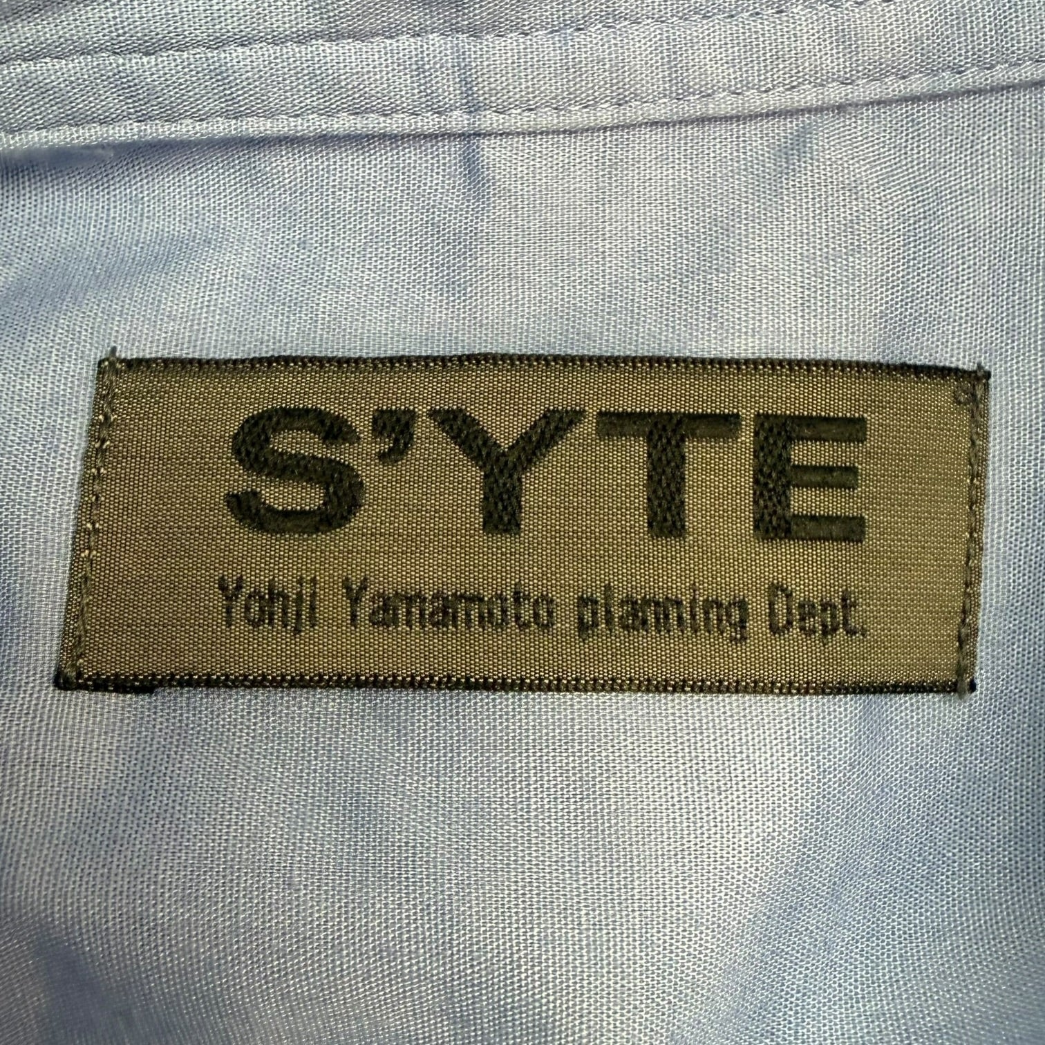 S'YTE Yohji Yamamoto Button Up Shirt Light Blue