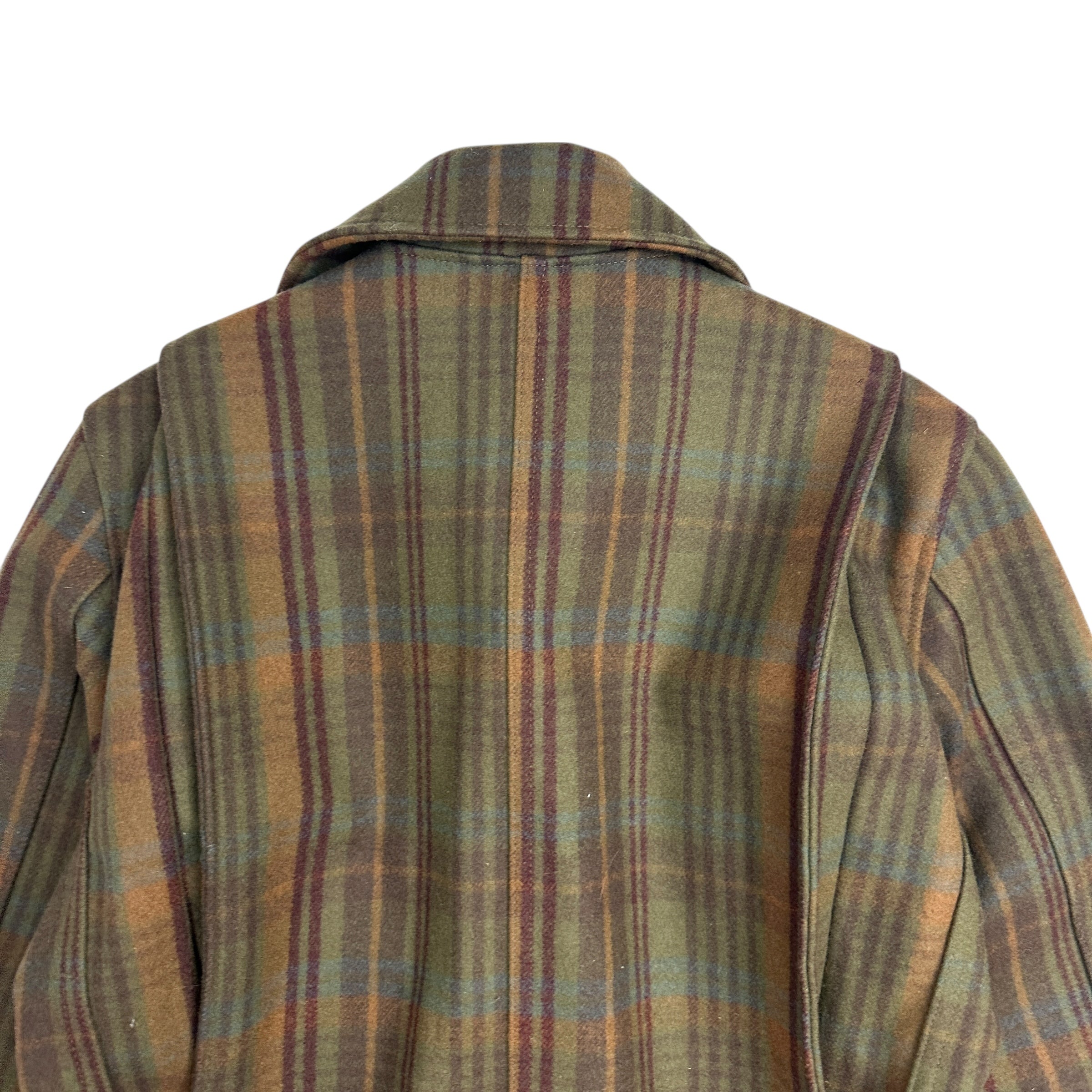 Filson Yukon Wool Clay Coat Haw Plaid / Green