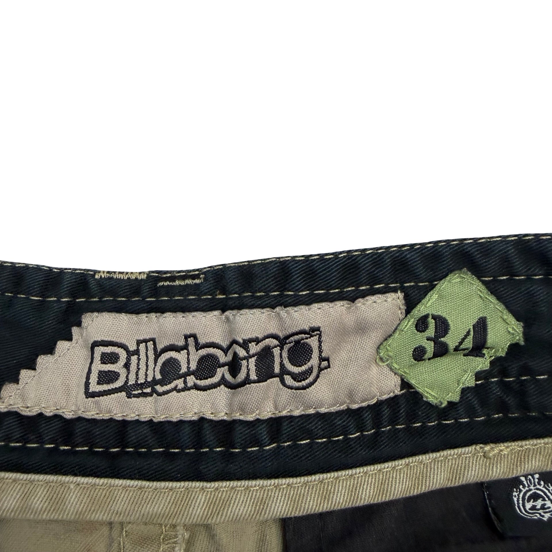 Vintage Billabong Embroidered Shorts Khaki