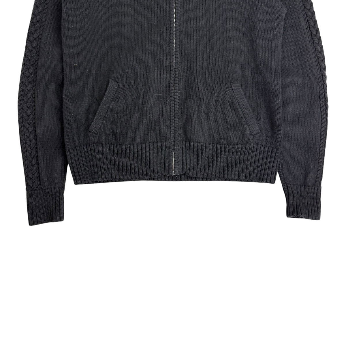 Vintage Ralph Lauren Sport Knit Quarter Zip Black