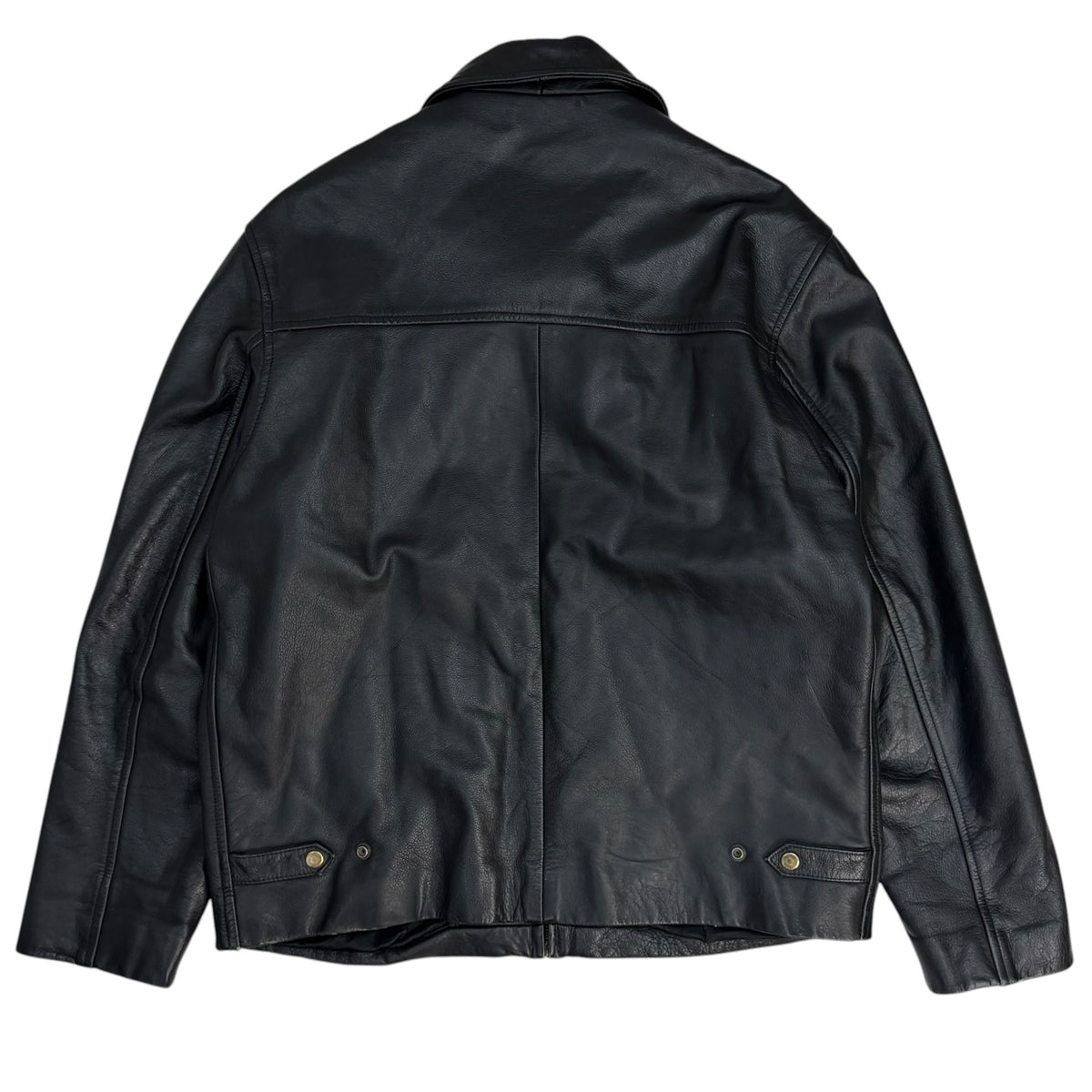 Vintage Guccini Leather Jacket Black