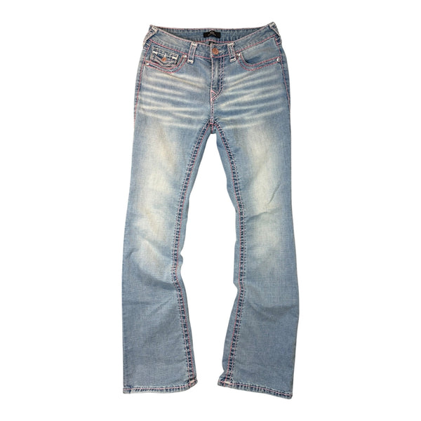 (W) True Religion Becca Bootcut Jeans Light Wash