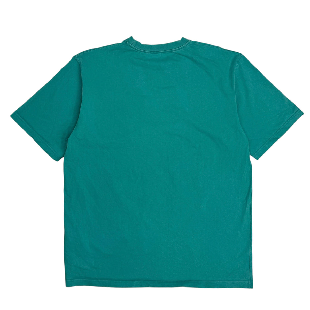 Calvin Klein 205W39NYC By Raf Simons Oversized Embroidered Distressed Tee Turquoise
